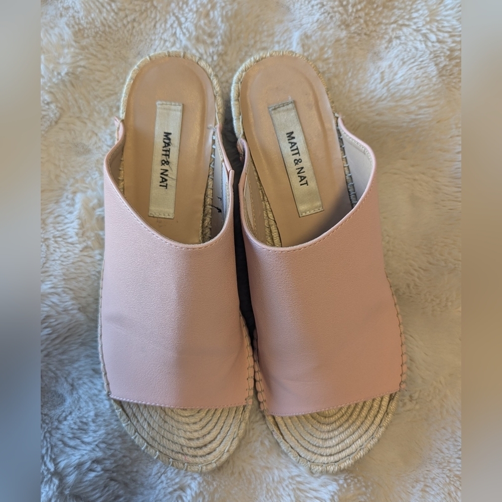 2/$20 Matt & Nat Blush Espadrille Slides - Picture 4 of 6